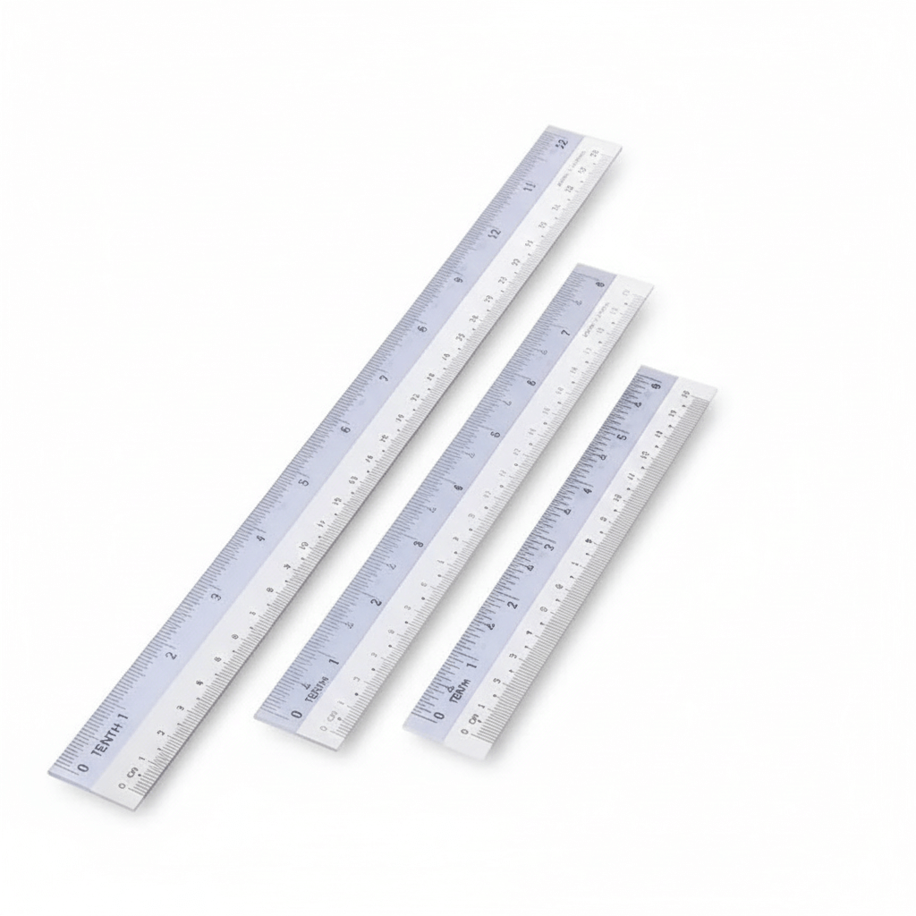 plastic straight ruler